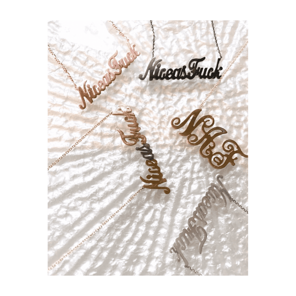 Nice as Fuck Necklace by Padé Vavra