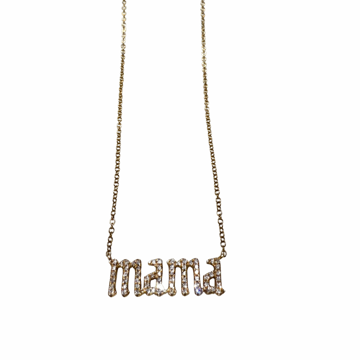 Diamond MAMA Necklace
