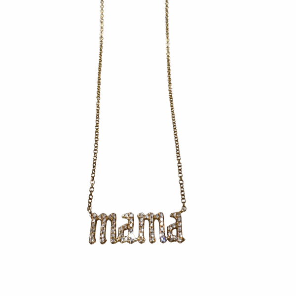 Diamond MAMA Necklace