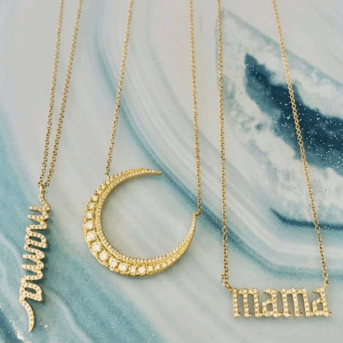 Diamond MAMA Necklace - Image 3